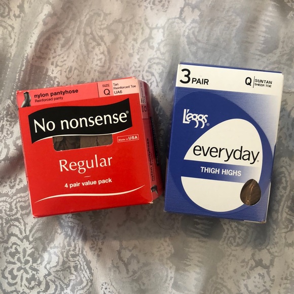 No Nonsense Size Q Regular (4 Pair Pack) + Bonus - Picture 1 of 3